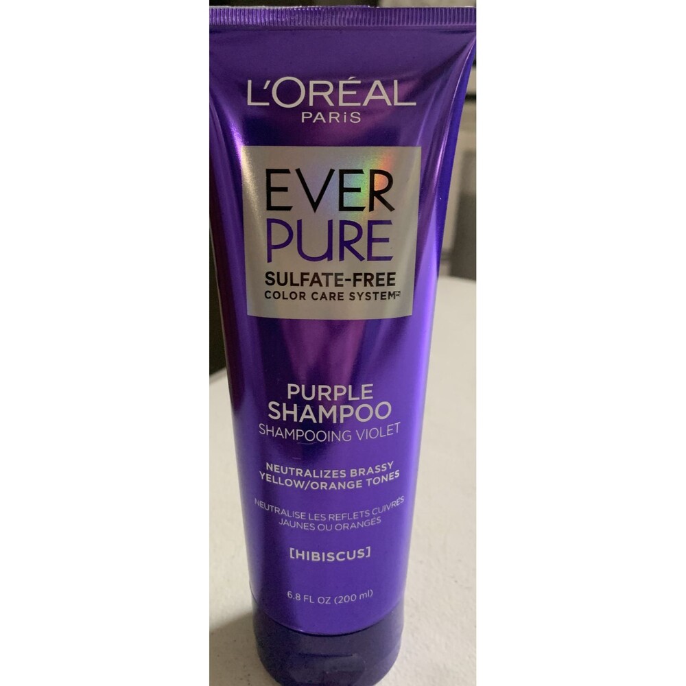Lorréal EverPure Sulfate-Free Color Care System Purple Shampoo Hibiscus 6.8 oz